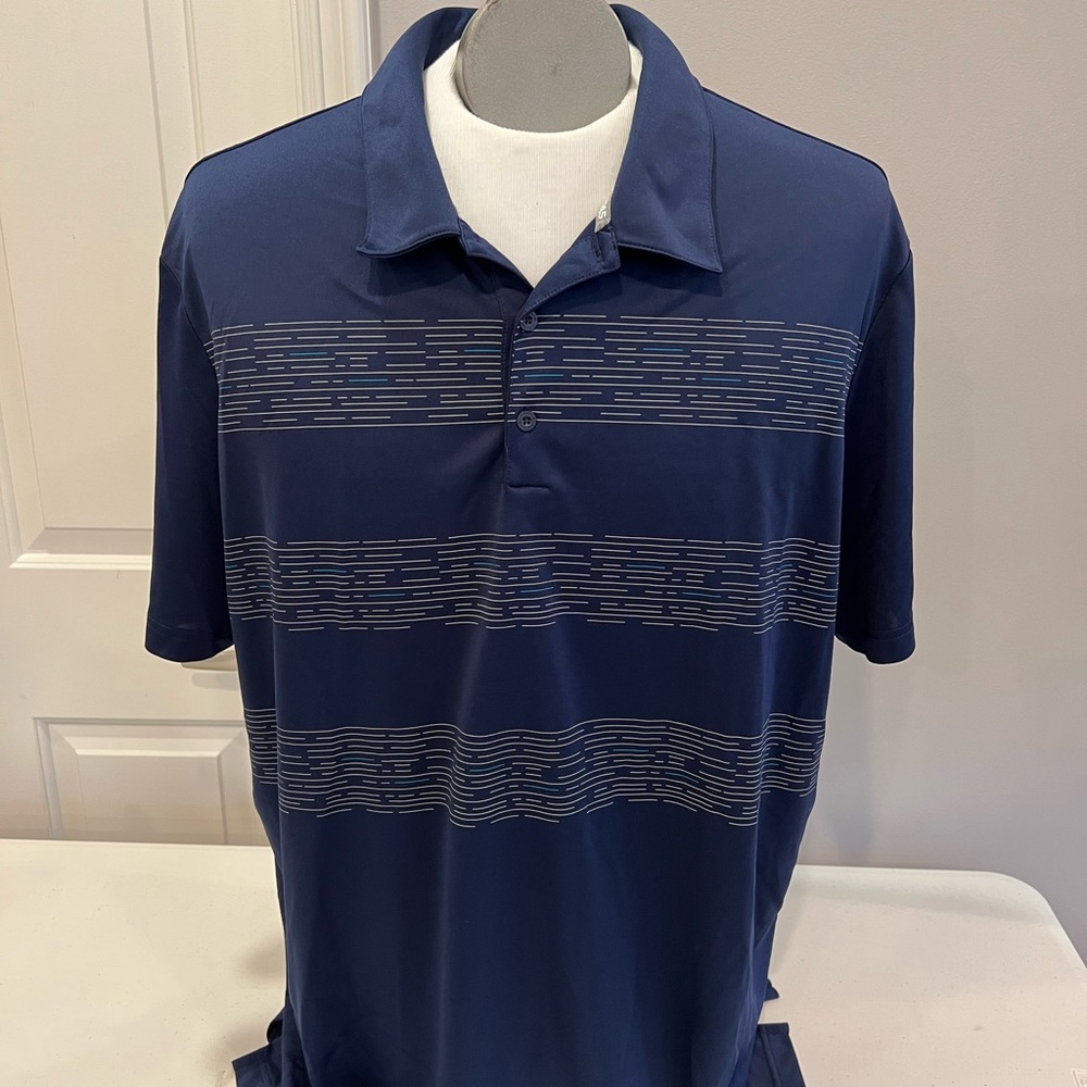 Mens XXL adidas printed golf shirt